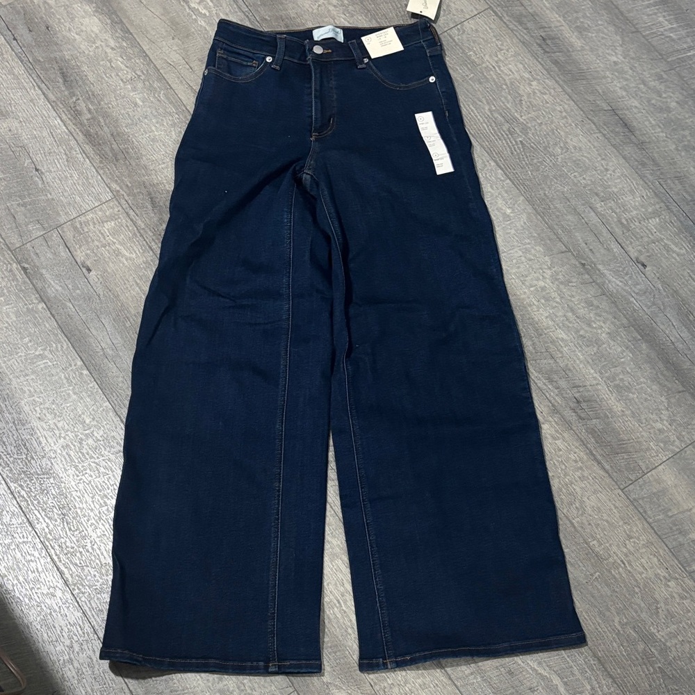 Universal Thread Dark Blue Wide Leg Jeans